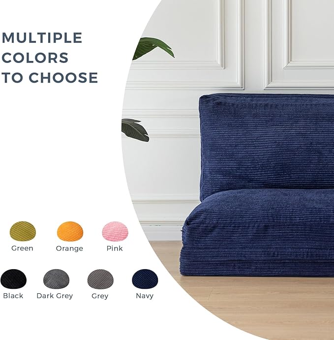 MAXYOYO Folding Sofa Bed, Floor Sofa Convertible Sleeper Chair