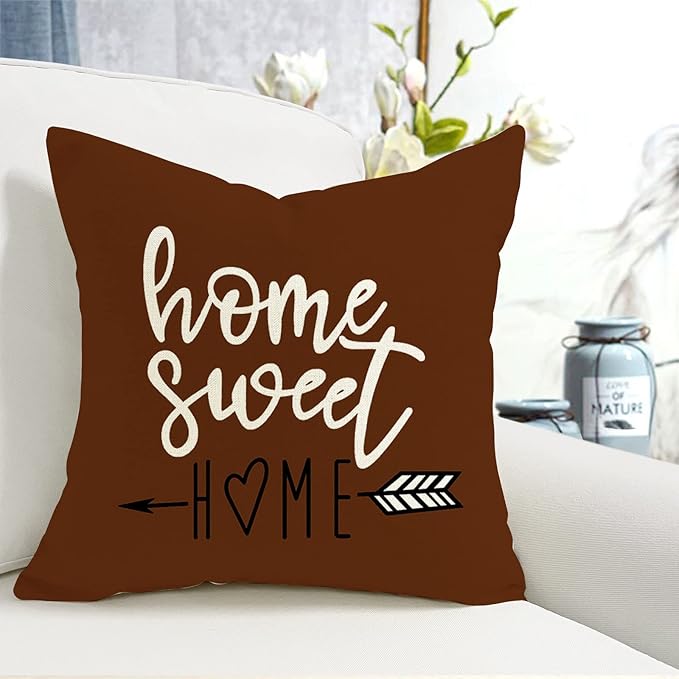 YCOLL Pillow Covers 18x18 Set of 4, Modern Sofa Throw Pillow Cover Decorative