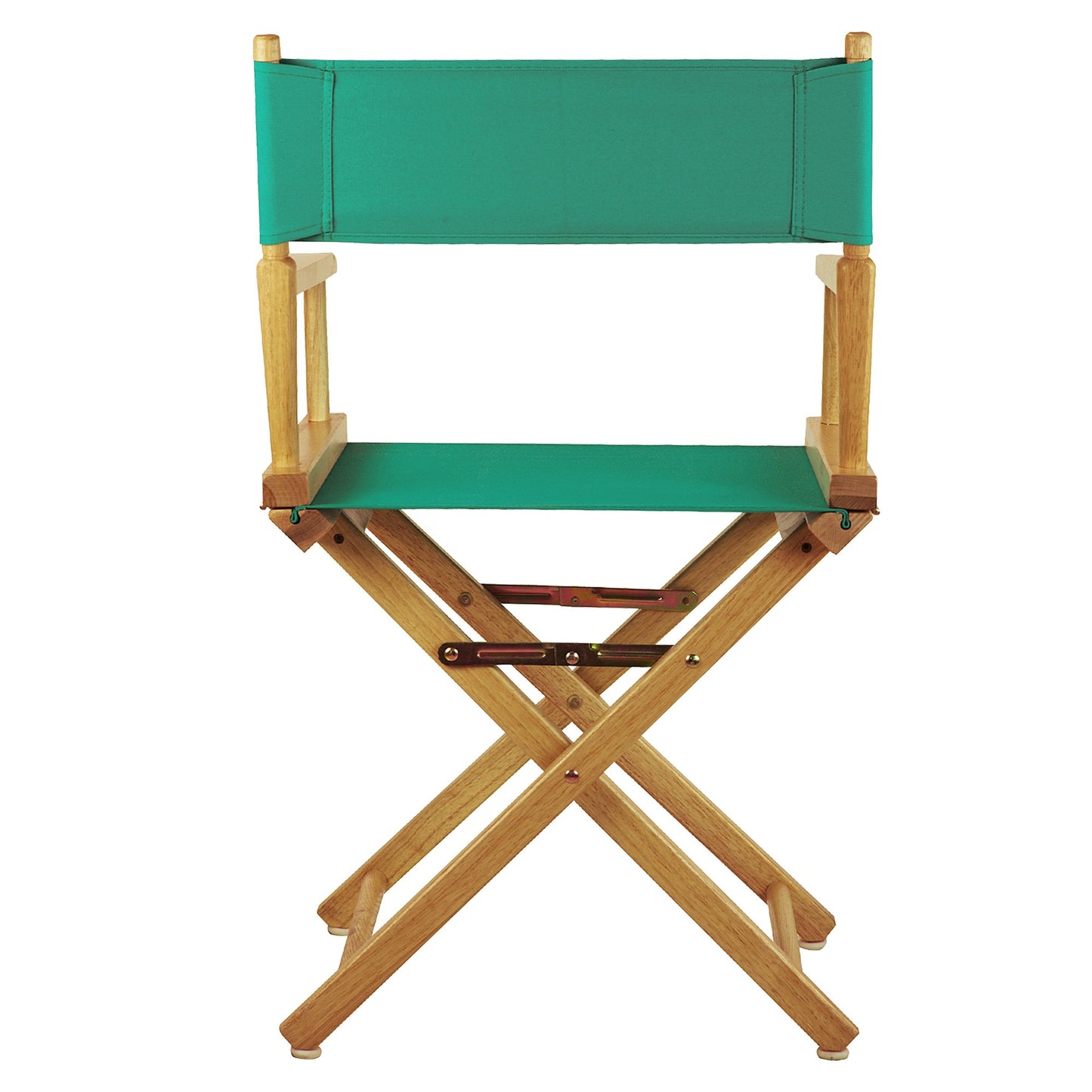 Casual Home 18" Director's Chair Natural Frame with Teal Canvas