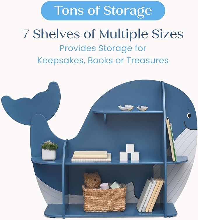 Delta Children Whale Bookcase