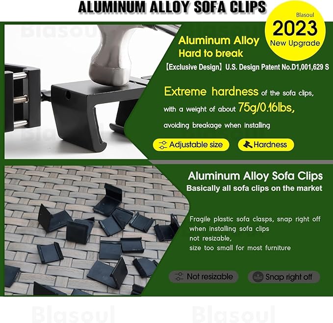 Blasoul Universal Heavy-Duty Outdoor Furniture Clips
