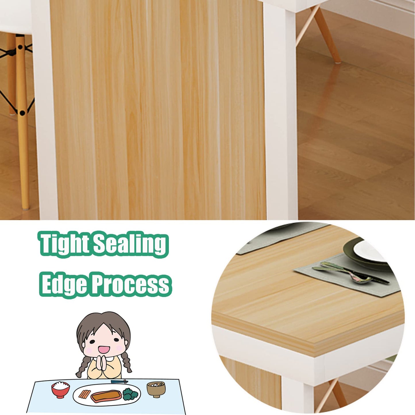 Wall Desk Wall Mounted Folding Dining Table for Small Spaces Multi-Function Wall Mounted Folding Table Home Office Murphy Desk Folding Kitchen Table for Office, Bedroom, Kitchen