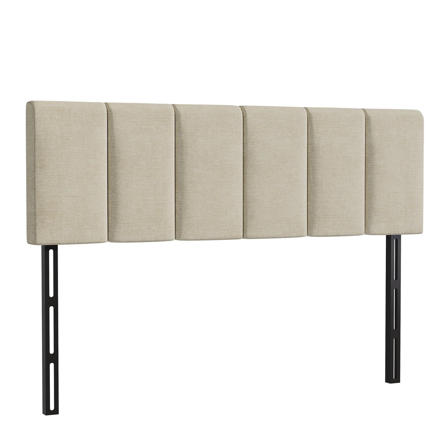 HAOBO Home Upholstered Headboards Foldable Queen/Full Linen Panels with Height Adjustments