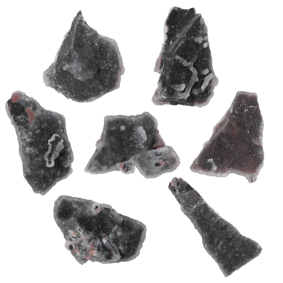 TUMBEELLUWA Natural Raw Sphalerite Geode Cluster for Home Decor, Irregular Shape Crystal Specimen Healing Stone Diffusers for Essential Oils, 0.44-0.66 LBS