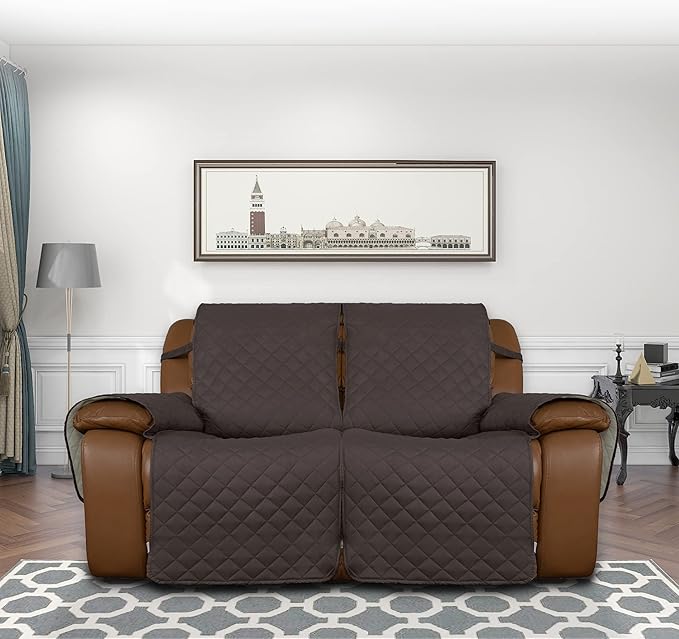 Easy-Going Loveseat Recliner Cover, Reversible Couch Cover