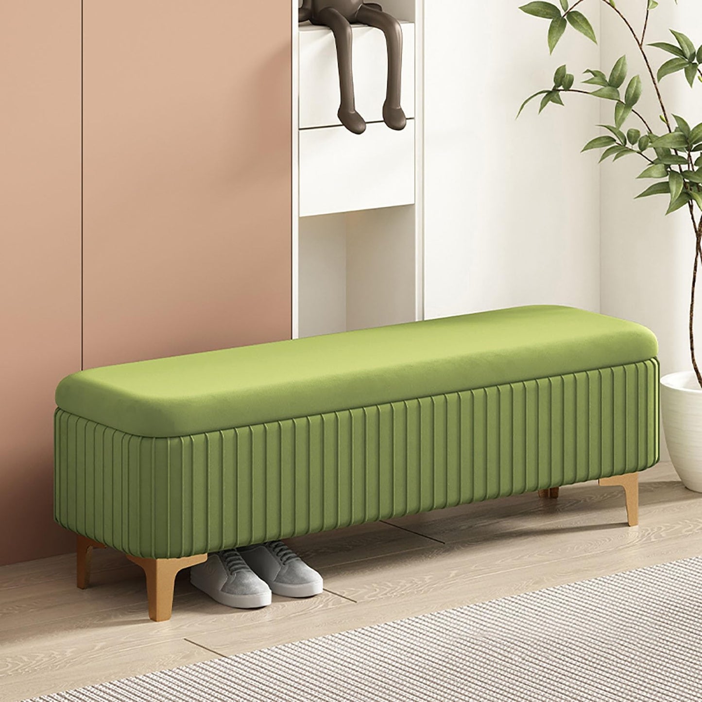 Benches Garden Bench Outdoor Patio Seating Backless Park Chair Lawn Path Slatted Seats,Velvet Storage Ottoman for Bedroom Wooden Entryway Bench Square Footrest Stylish Hallway Seating Multi-