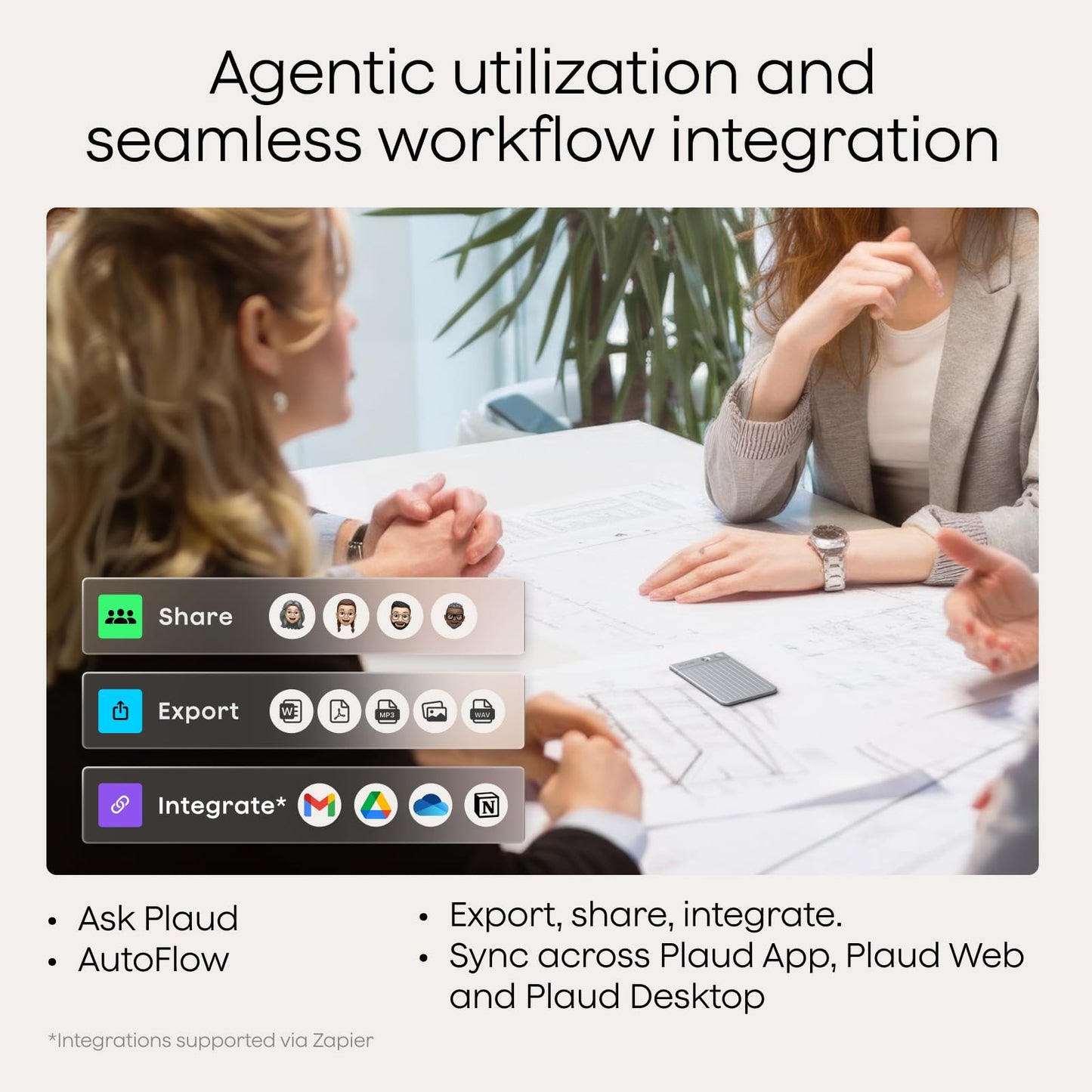 Plaud Note AI Voice Recorder, Note Taker w/Case, App Control, Transcribe & Summarize with AI, Support 112 Languages, for Meetings, Calls, Lectures, Professionals, Teams, Silver, Non-Pro Version