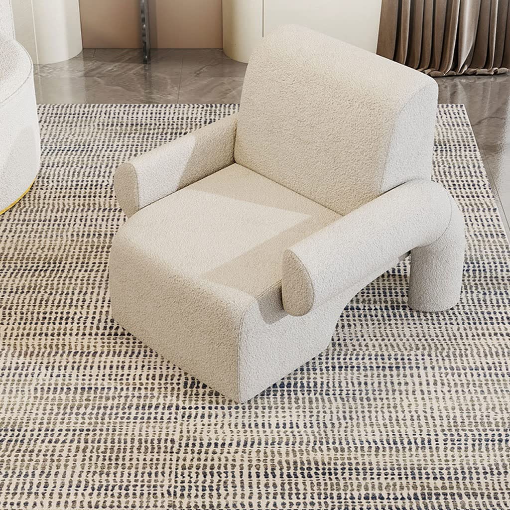 Sofas and Layers Mid-Century Modern Sofa Chair Hotel Reception Sofa Chair, Living Room Single Sofa Chair with Arms Indoor Lounge Chair for Living Room Corner Chair Bedroom Living Room Office (Colour