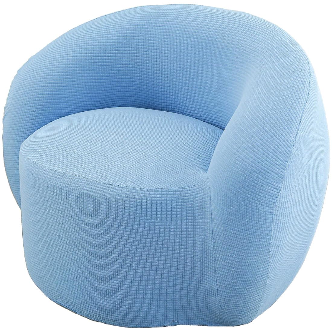 STARINGIRL Stretch Swivel Barrel Chair Sofa Cover Slipcovers Mid Century Modern Accent Chair Modern Curved Cover for Home Hotel Office Cafe Furniture Protector