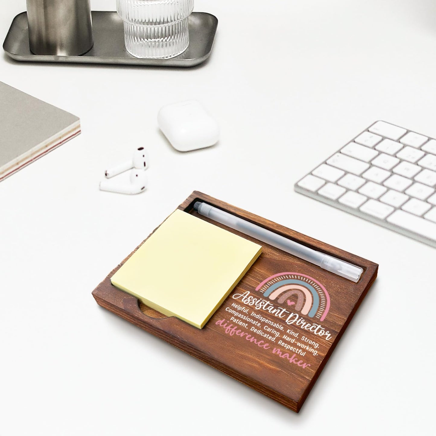 Assistant Director Sticky Note Holder, Assistant Director Office Decor, Assistant Director Gifts, Assistant Director Thank You Appreciation Gifts for Women Self-Stick Note Pad Holders WPP10