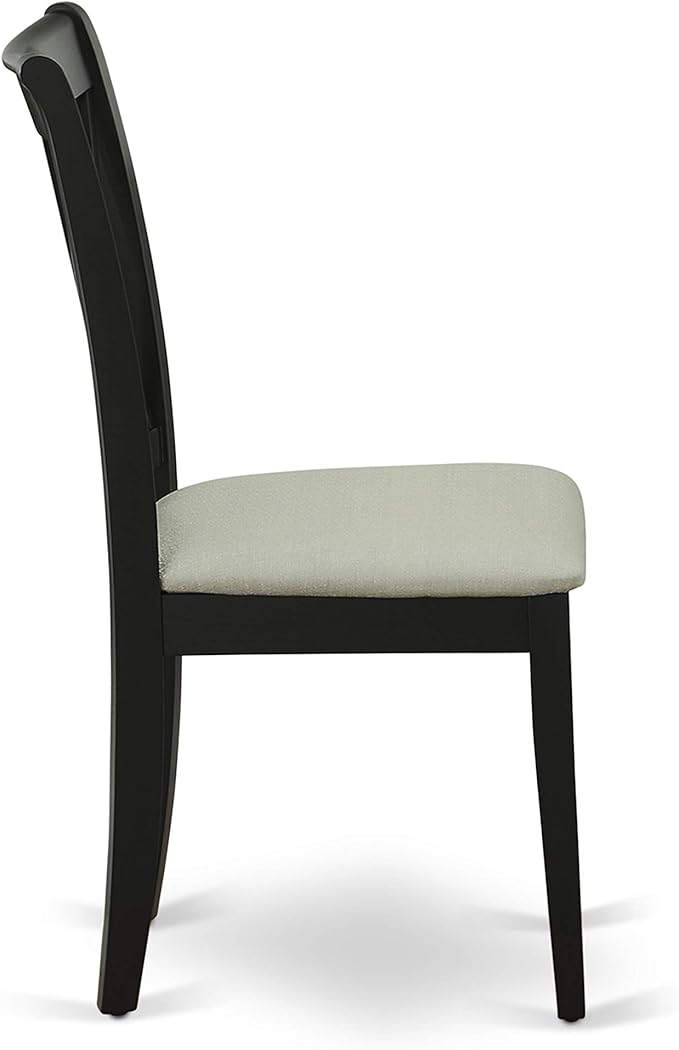East West Furniture CLC-BLK-C Clarksville Dining Room Chairs