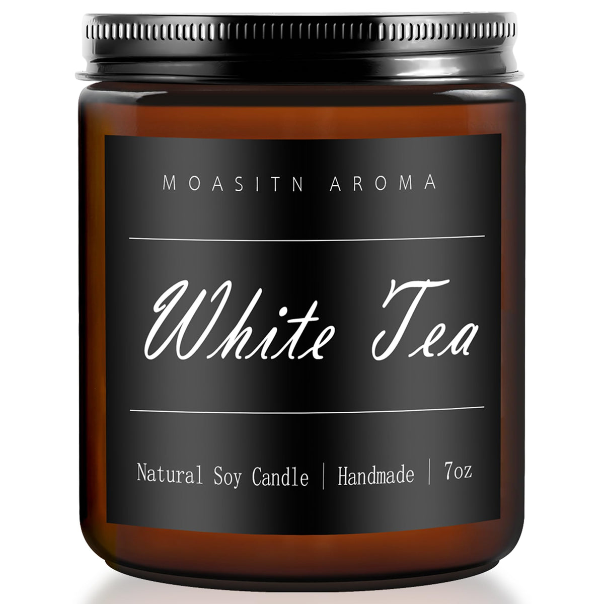 MOASITN White Tea Heavenly Scented Candles for Home| Natural Soy Aromatherapy Candle| Handmade Long Lasting Jar Candel| Women,Men Gift for Birthday,Housewarming,Thank You,Relaxing| 7oz