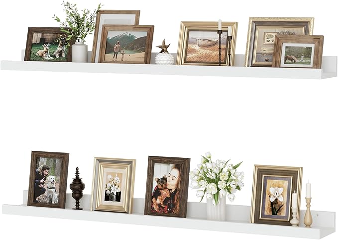 Floating Shelves for Wall, 36 inch Wood Floating Shelves Set of 2, Picture