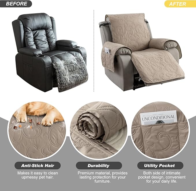 100% Waterproof Recliner Chair Cover, Recliner Chair Covers