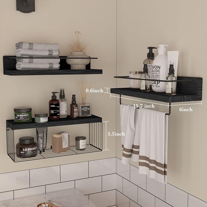 PopiShelves Bathroom Shelves Over Toilet