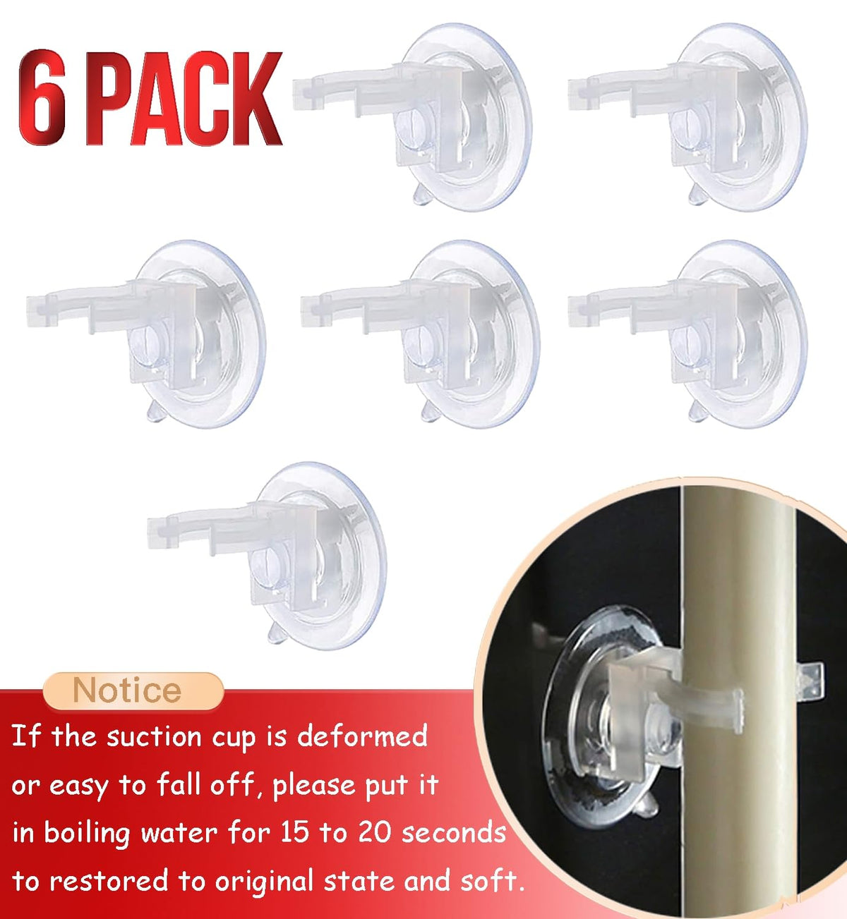 6 Pack LED Windows Candles with 12 AA Batteries(Include,Run More Than 400 Hours) + 6 Silver Removable Candlesticks + 6 Suction Cup,10'' Ivory Flameless Battery Taper Window Candle Light with Remote