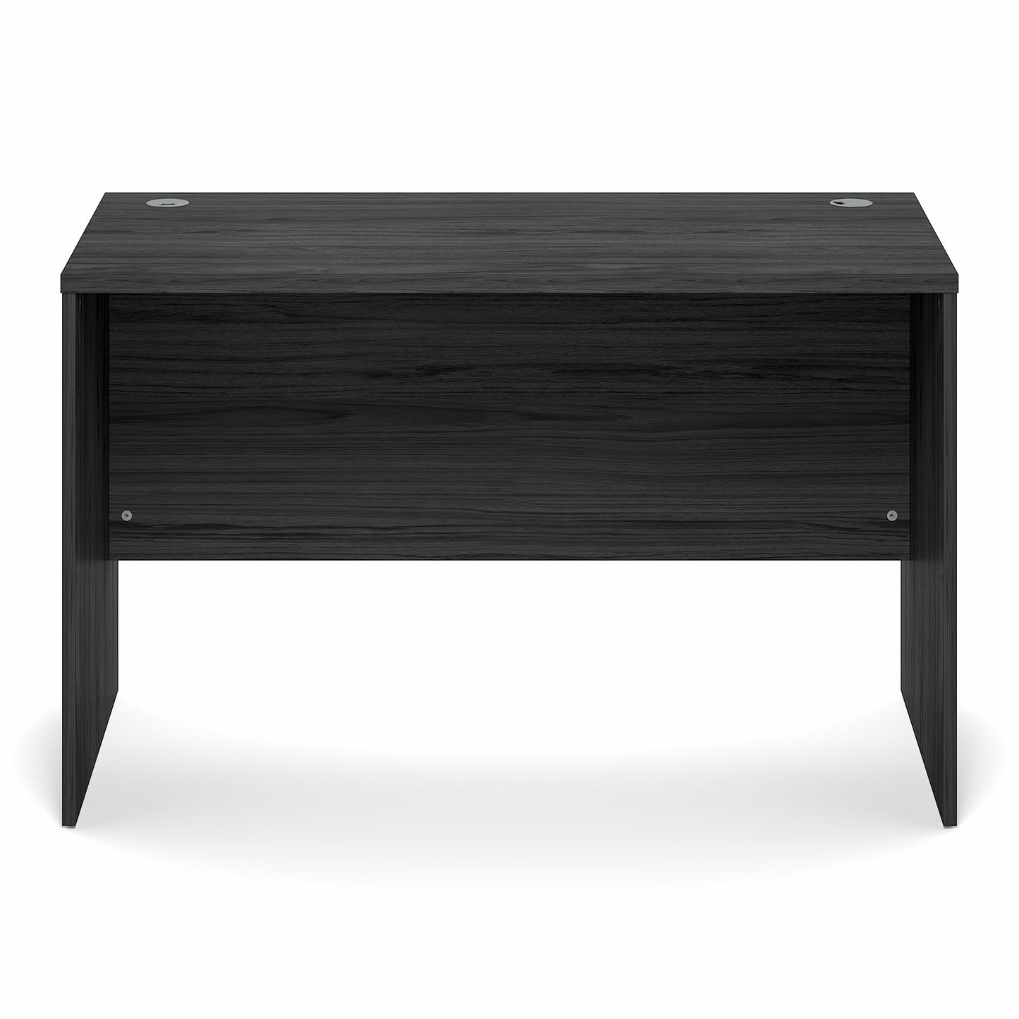 Furinno Roger Computer Desk, 47 Inch Rectangular Executive Desk with Modesty Panel, Home Office Desk with Thick Tabletop, Desk Cord Grommet, Scratchproof, for Home Study, Office, Coastal Grey
