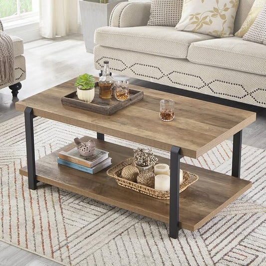 FOLUBAN Industrial Coffee Table
