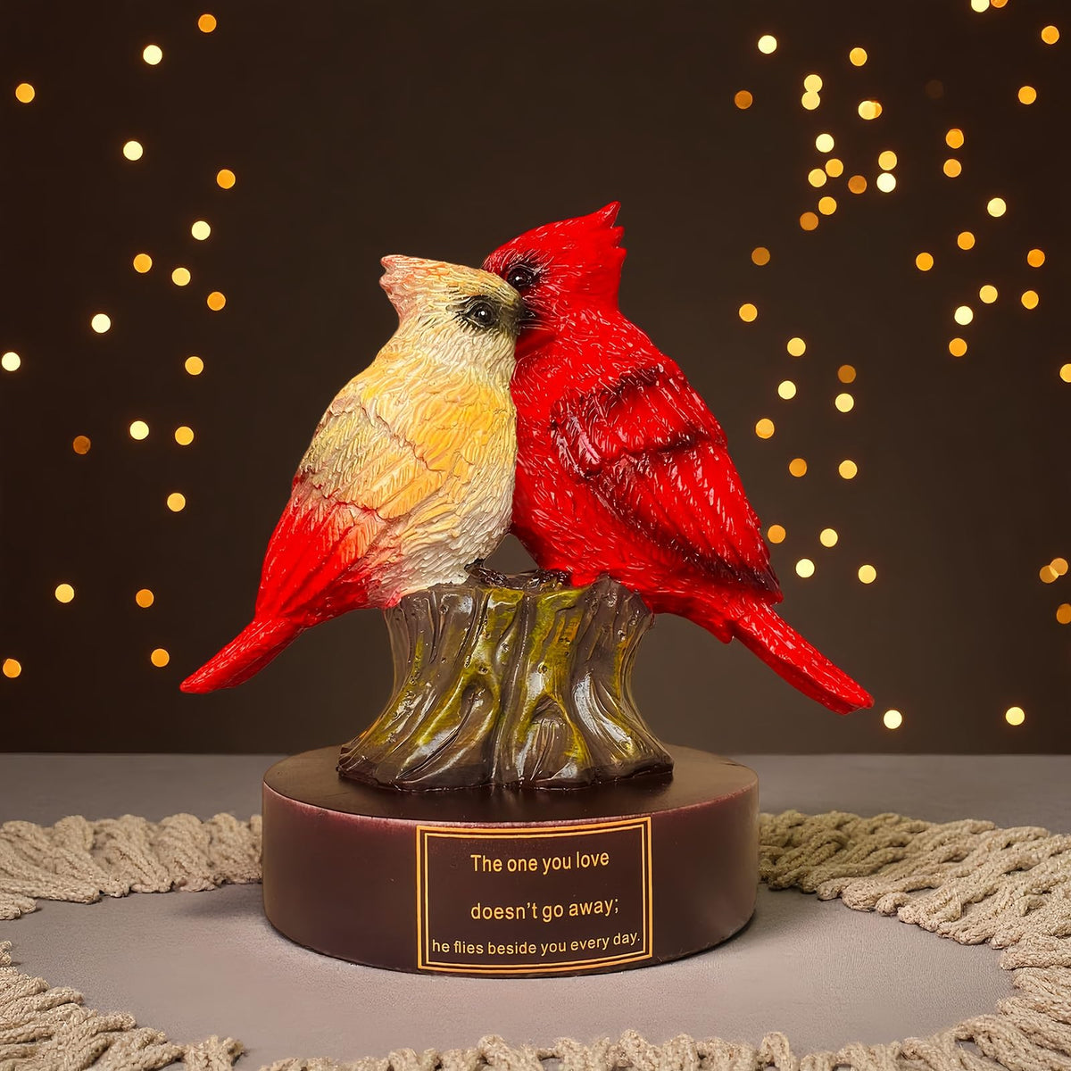 Yumetonia Cardinal Decor,Cardinal Gifts,Bird Collectible Figurines of Resin