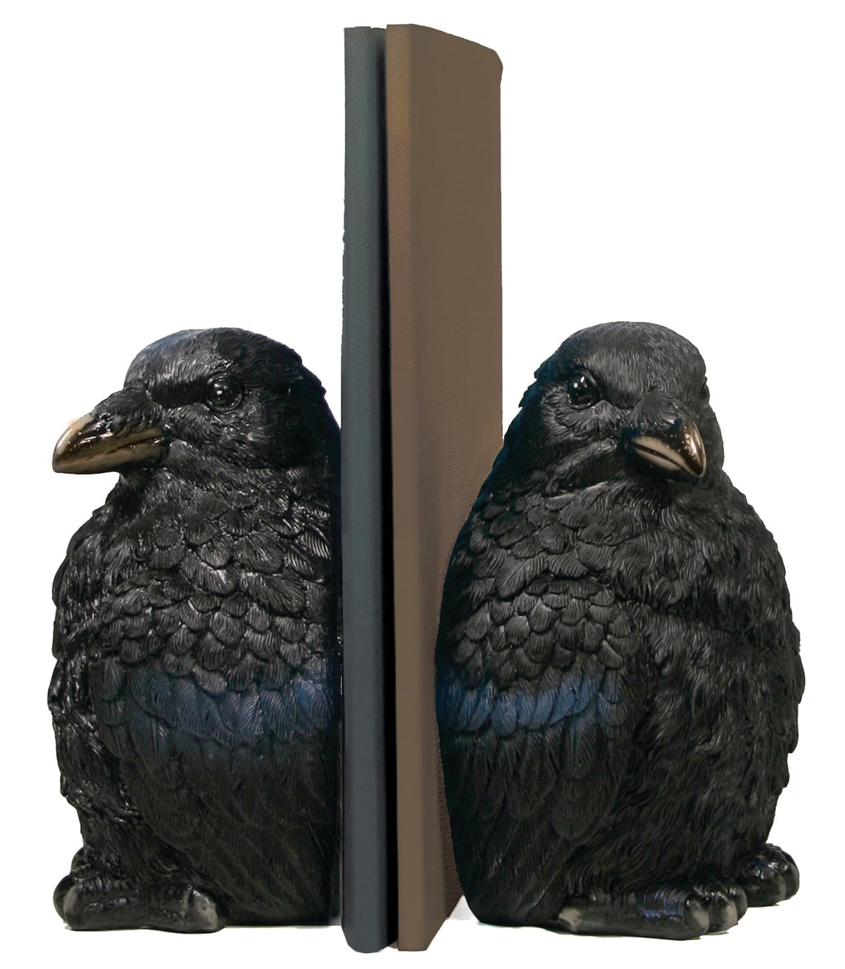 Streamline Imagined Raven Bookends Decor for Home