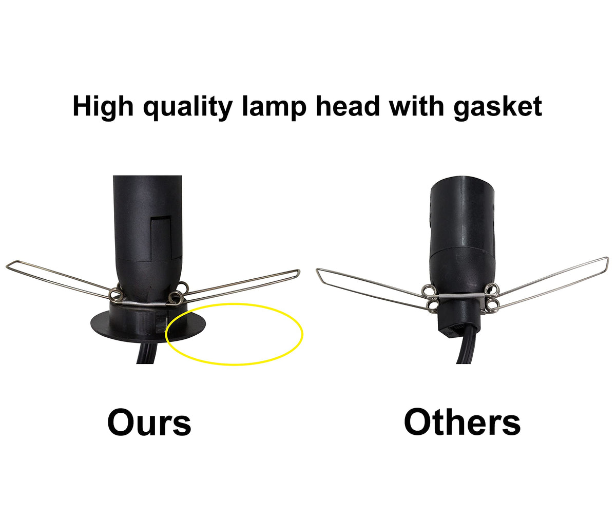 Venforze 2 Packs Himalayan Salt Lamp Cord Replacement with Dimmer Switch and 6 Packs E12 Halogen Salt Lamp Bulbs (5 Feet Cord & Fixed Butterfly Clip)