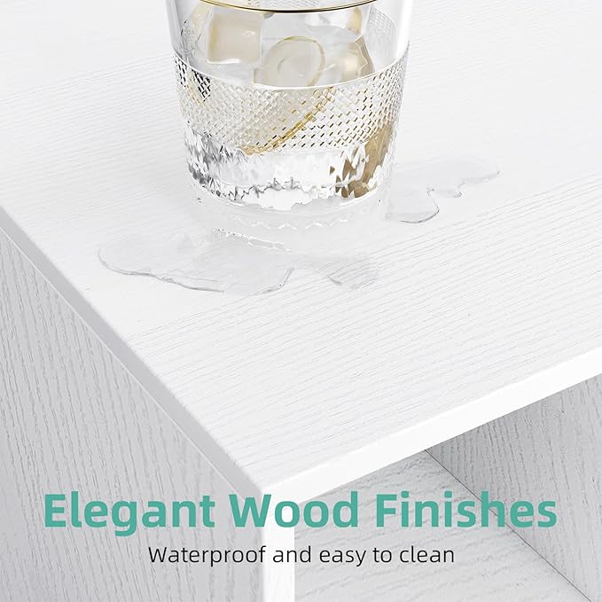8-Cube Bookshelf 2 Tier Modern Bookcase