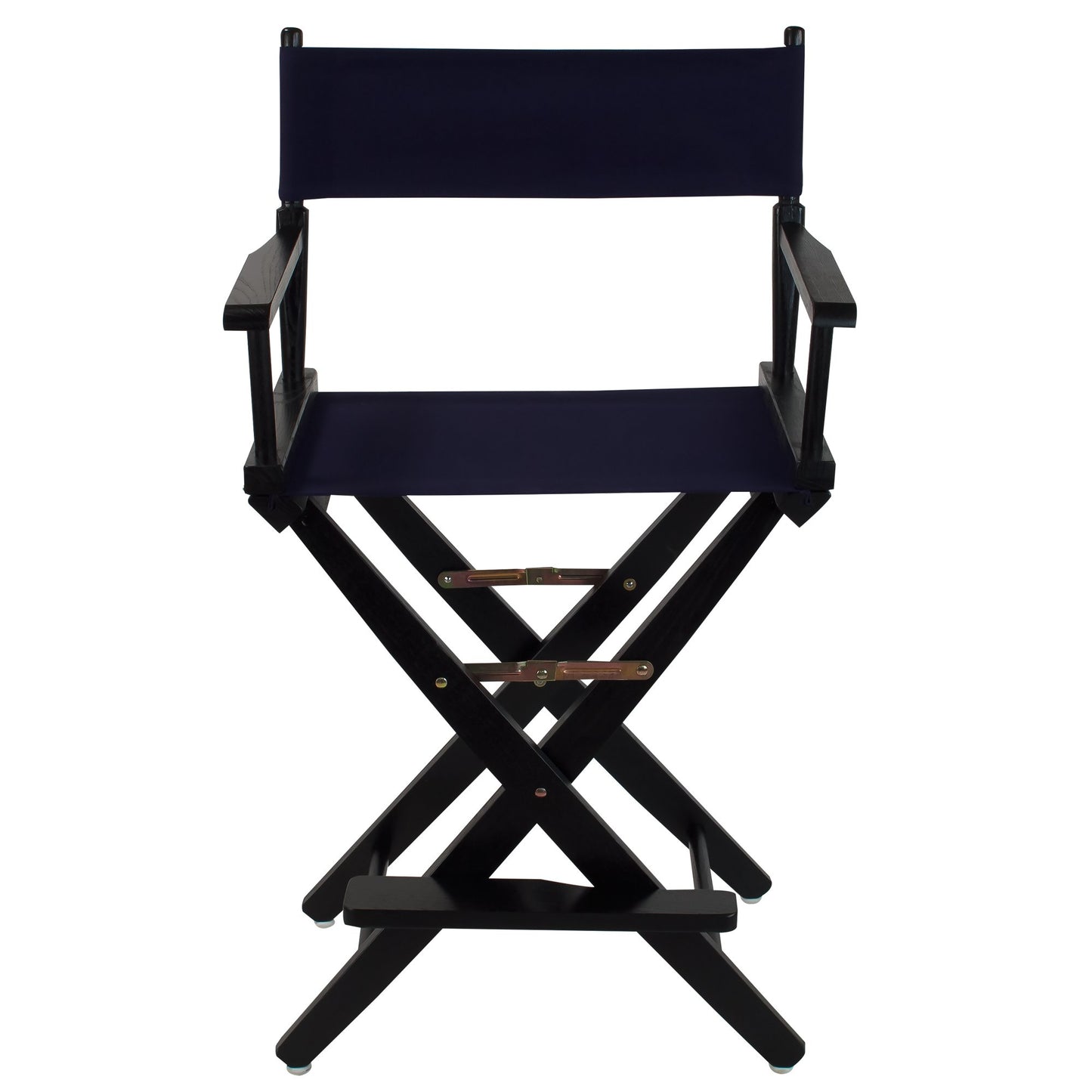 American Trails Extra-Wide Premium 24" Director's Chair Black Frame with Navy Canvas, Counter Height