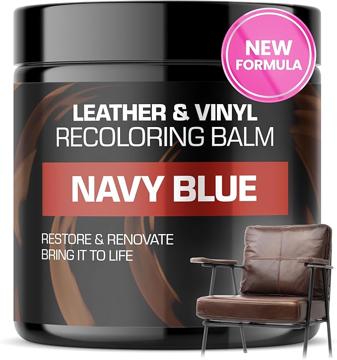 FORTIVO Leather Recoloring Balm, Color Restorer, Scratch Remover, Couch Paint