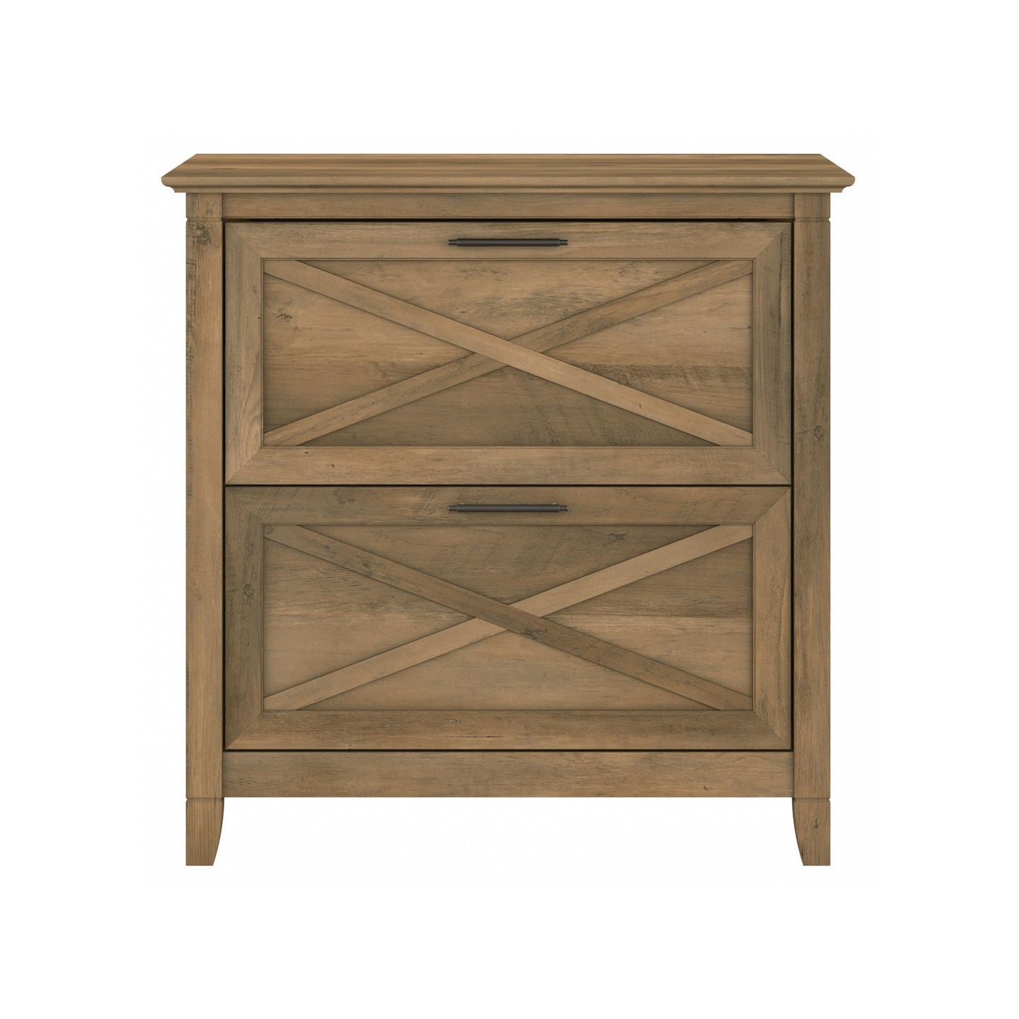 Bush Home Key West 2 Drawer Lateral File Cabinet in Reclaimed Pine, Document Storage for Home Office, Accent Chest with Drawers