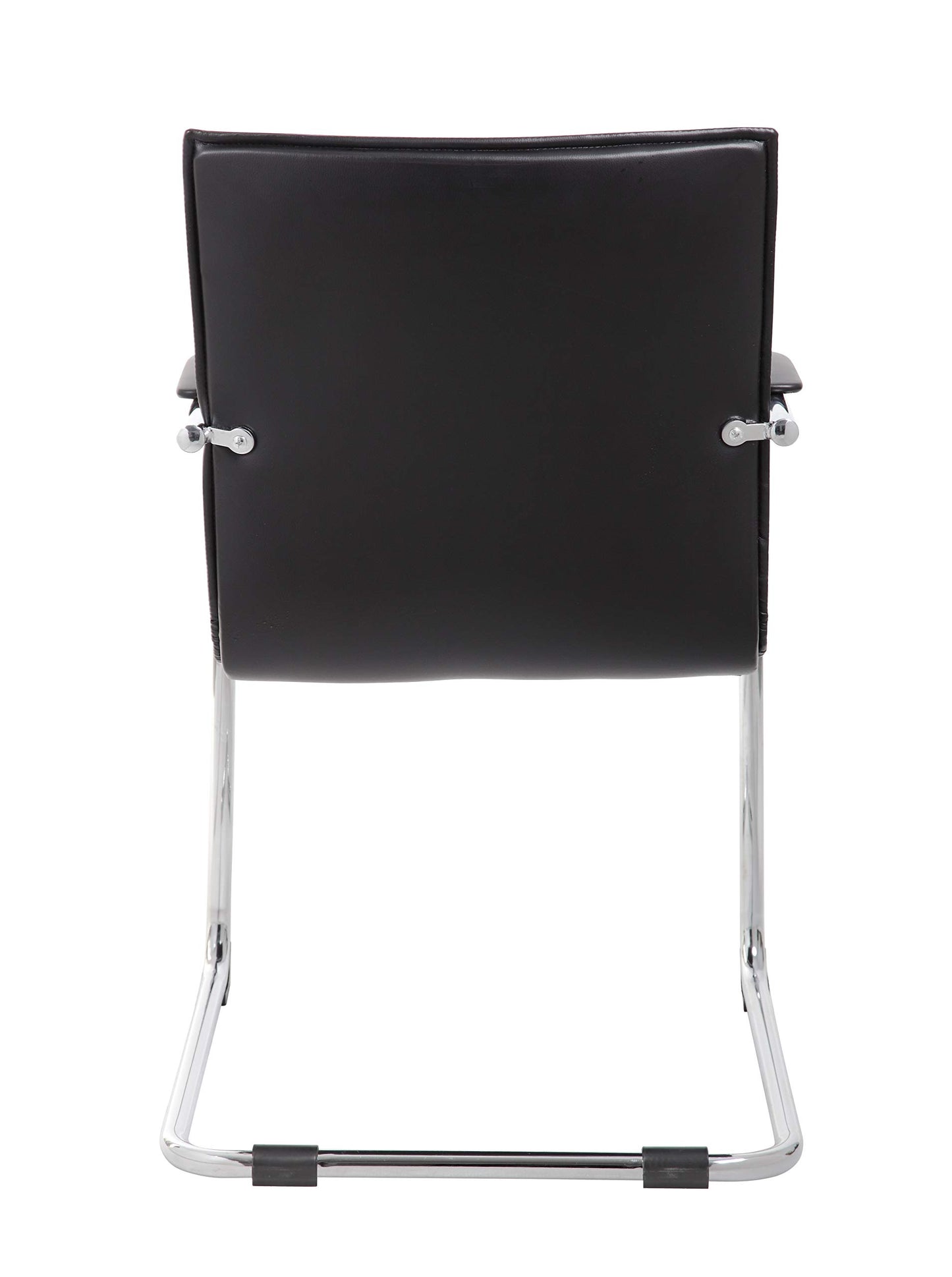 Boss Office Products Vinyl Side Chair (Set of 2), Black