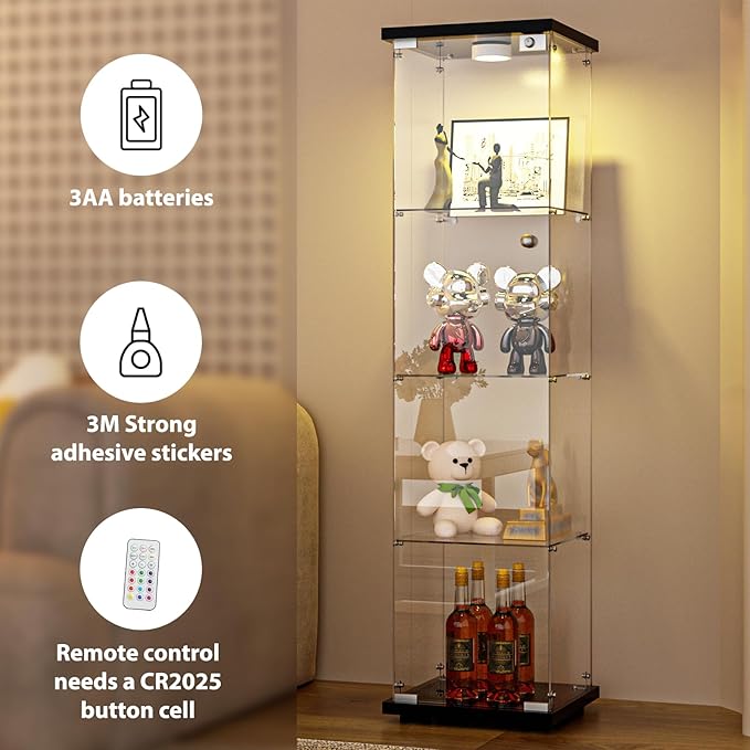FANYUSHOW Glass Display Cabinet