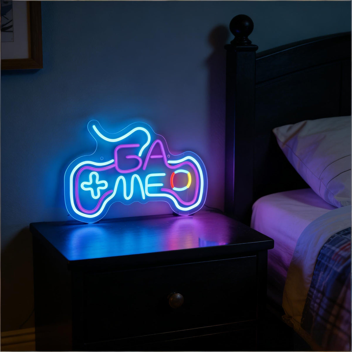 Neonawall Gamer Neon Sign for Wall Decor Light Up Letters Business Led Sign Gamer Birthday Party Gifts Led Decorative Night Signs Game Room Decorations Christmas Gift for Boys’ Home Bedroom