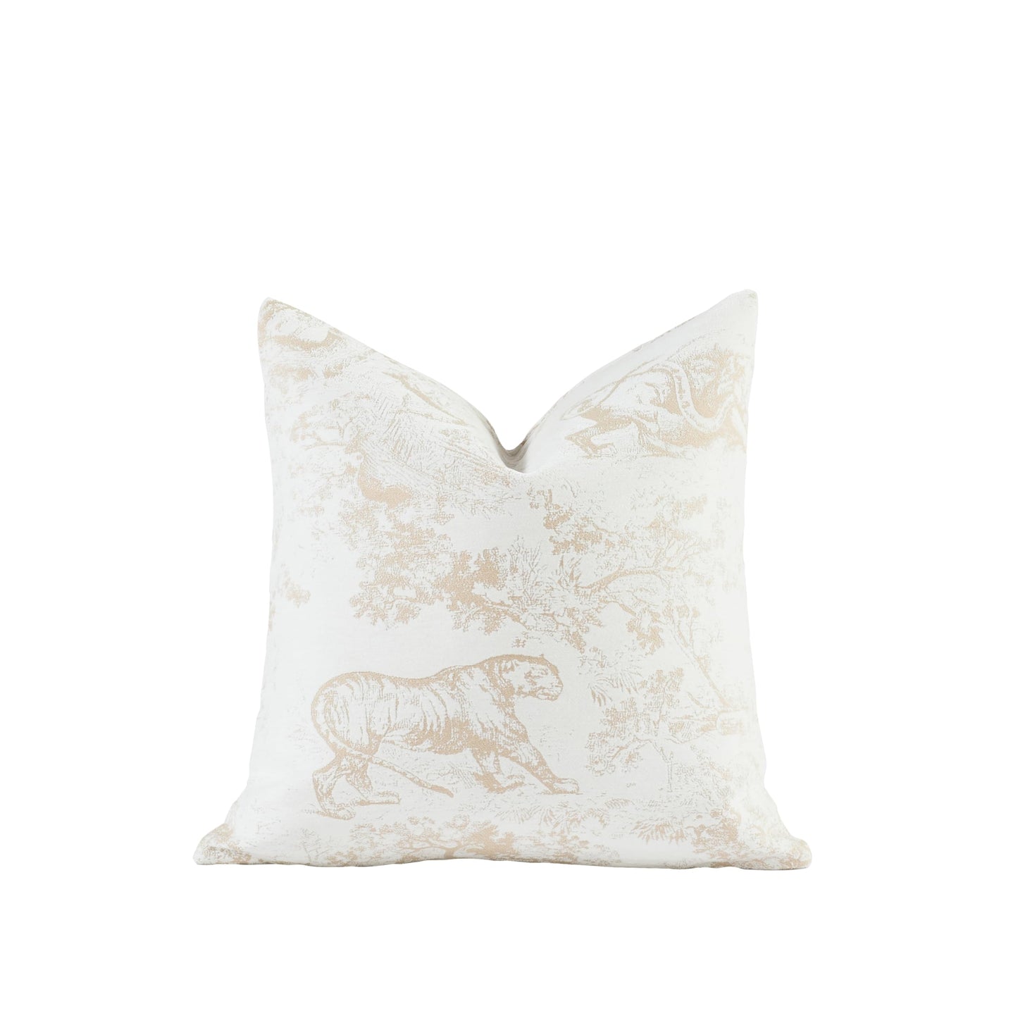 Croker Horse New 20x20'' inches Throw Pillow Cushion Covers - Jungle Tiger Pattern Chenille Jacquard Embroidery Luxury Modern Style Couch Sofa Bed Pillow Cover for Living Room Bedroom