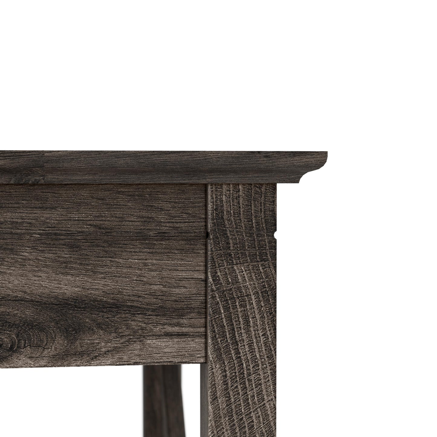 Bush Home Key West 48W Writing Desk in Dark Gray Hickory