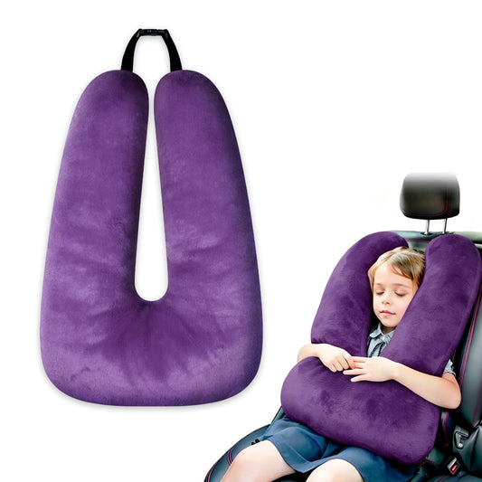 Atablyn Travel Pillows for Car Back Seat U Shaped Travel Pillow Cushion Car Pillow for Family Sleeping Airplane Adults and Children Head Neck and Body Support Long Distance Journey Accessories