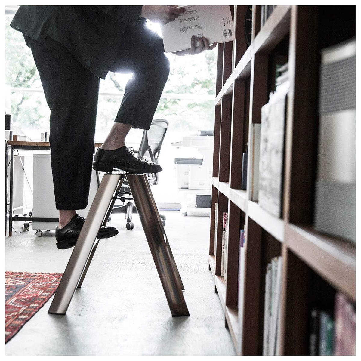 Hasegawa Ladders Lucano Step Stool Premium Edition 2 Step Bronze