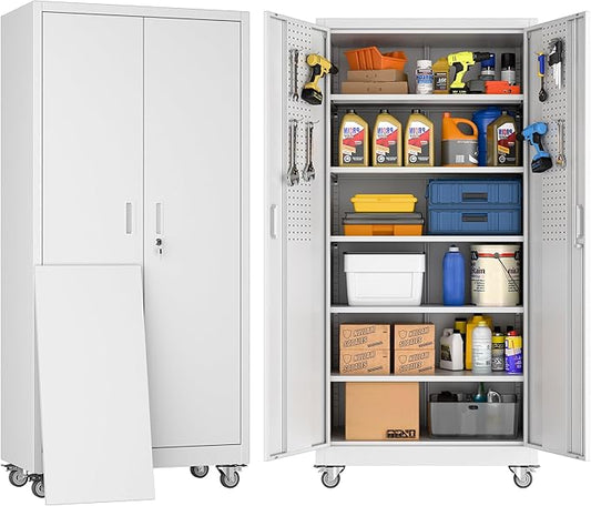SUXXAN Metal Garage Storage Cabinet