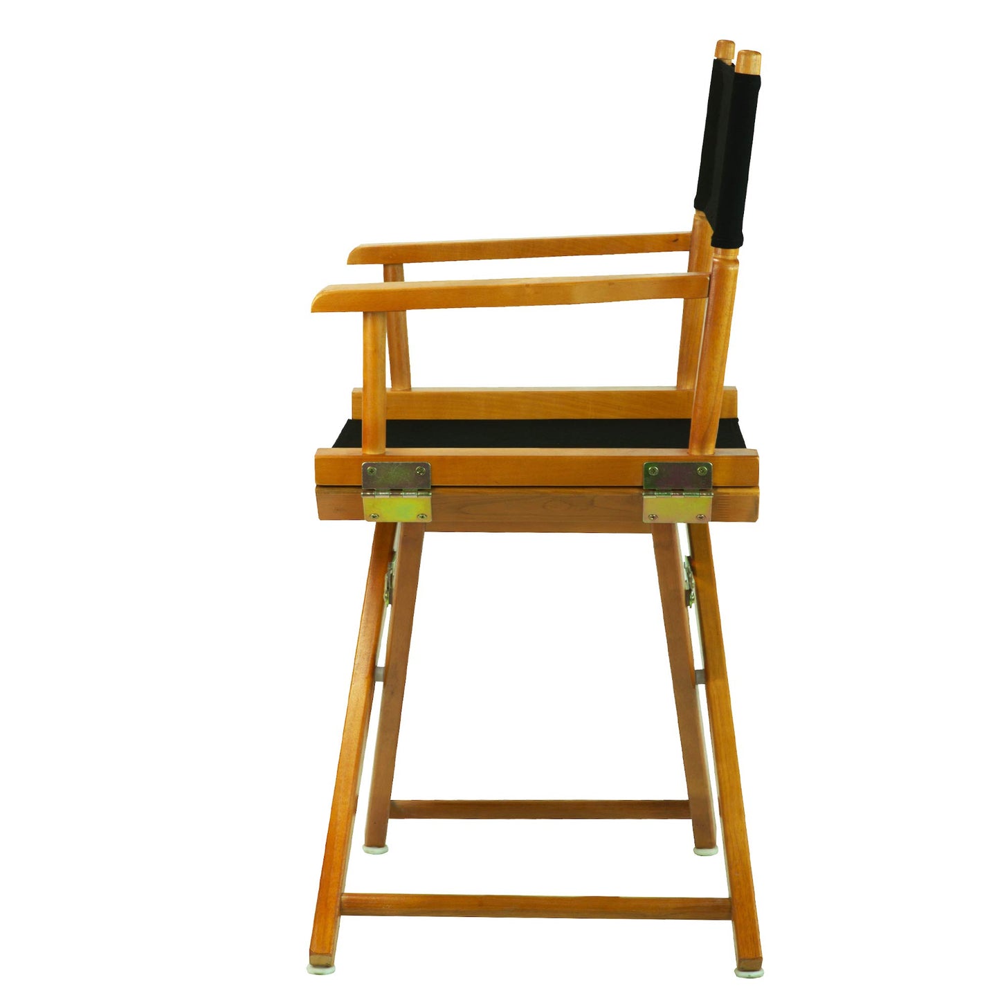 Casual Home 18" Director's Chair Honey Oak Frame with Black Canvas