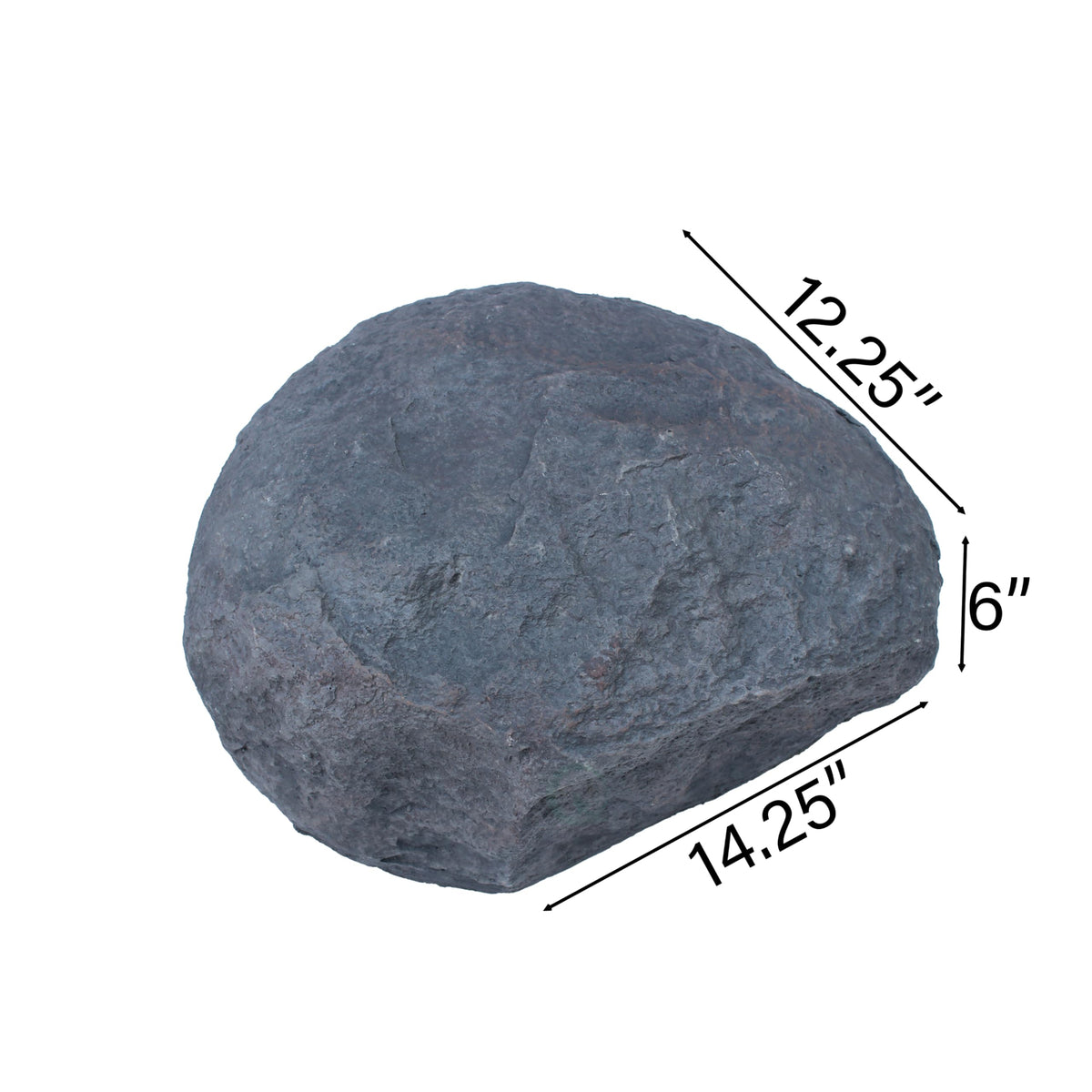 Gardenised Outdoor Artificial Lightweight Cobble Rock Decor, Covers Up Landscape Utilities