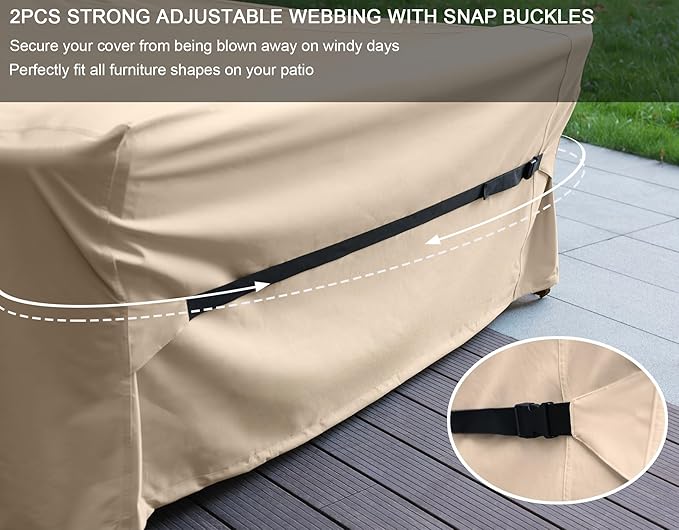 Patio Furniture Set Covers Waterproof Patio Conversation Sets Cover Heavy Duty