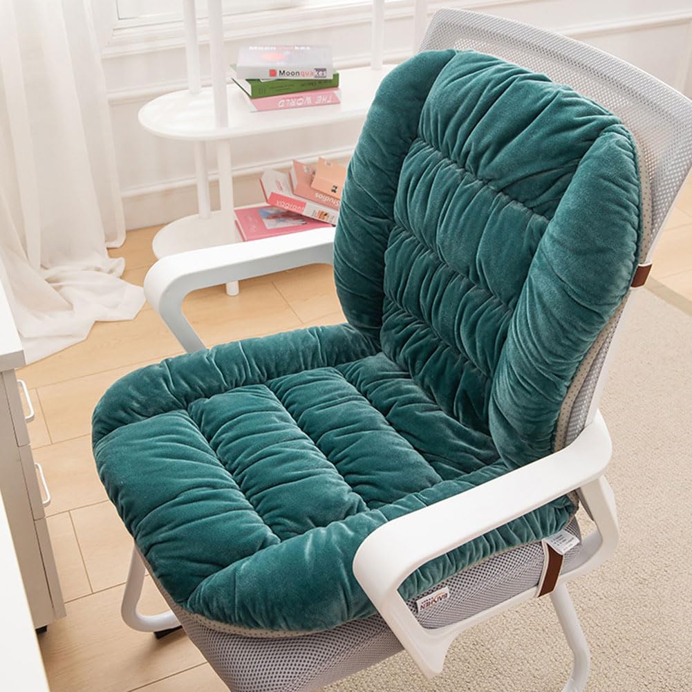 GKWW Desk Chair Cushion Office Chair Cushions with Removable Cover Soft Seat Pad Dorm Seat Pad with Back Support Rocking Chair Cushions,90×50cm