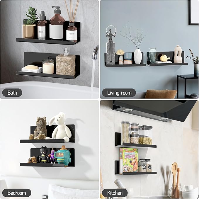 PAVSTINE Acrylic Floating Shelves