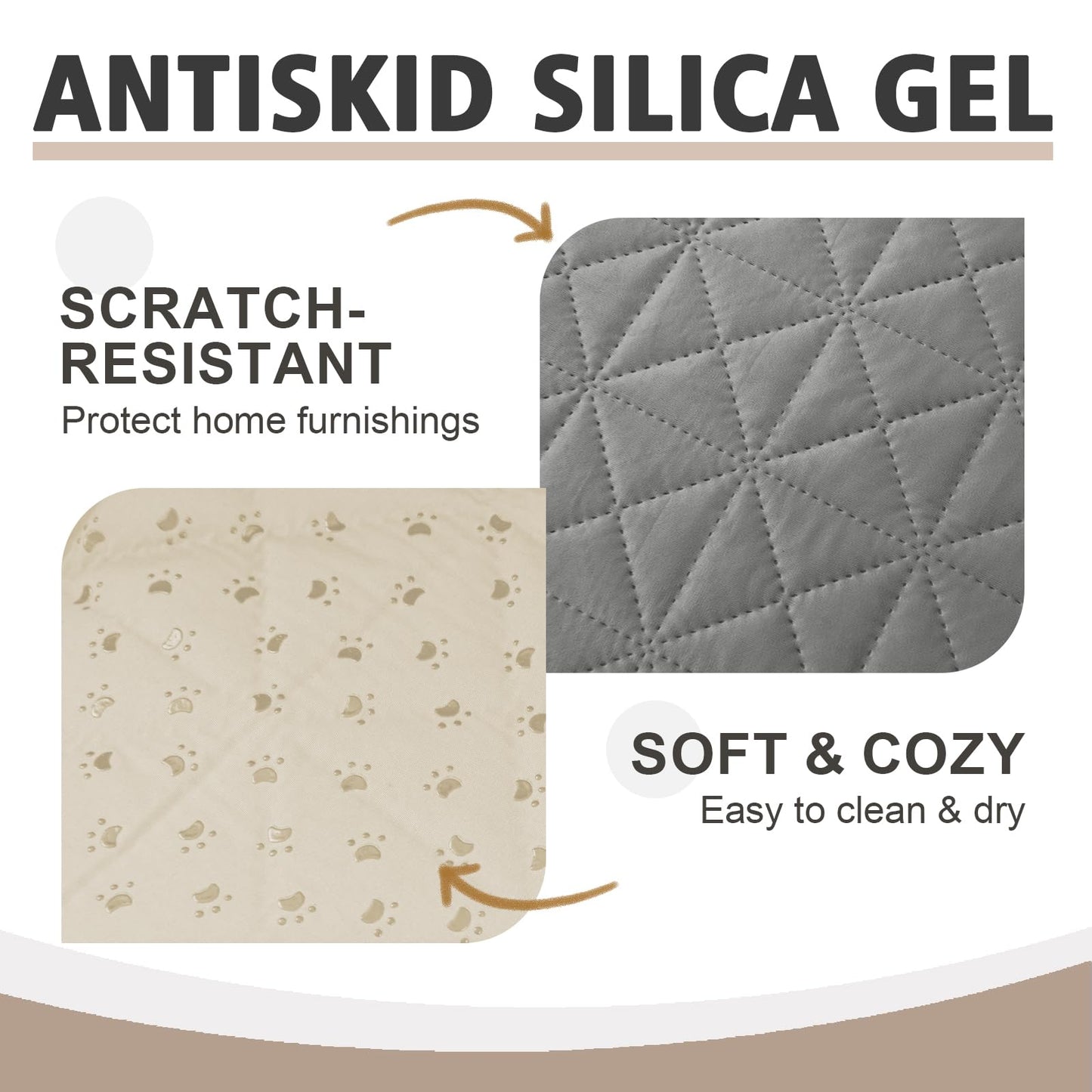 Ameritex Sofa Cover Waterproof for Seats Couch Cover for Dogs Pet Couch Cover Velvet for Chair Loveseat Sofa Machine Washable