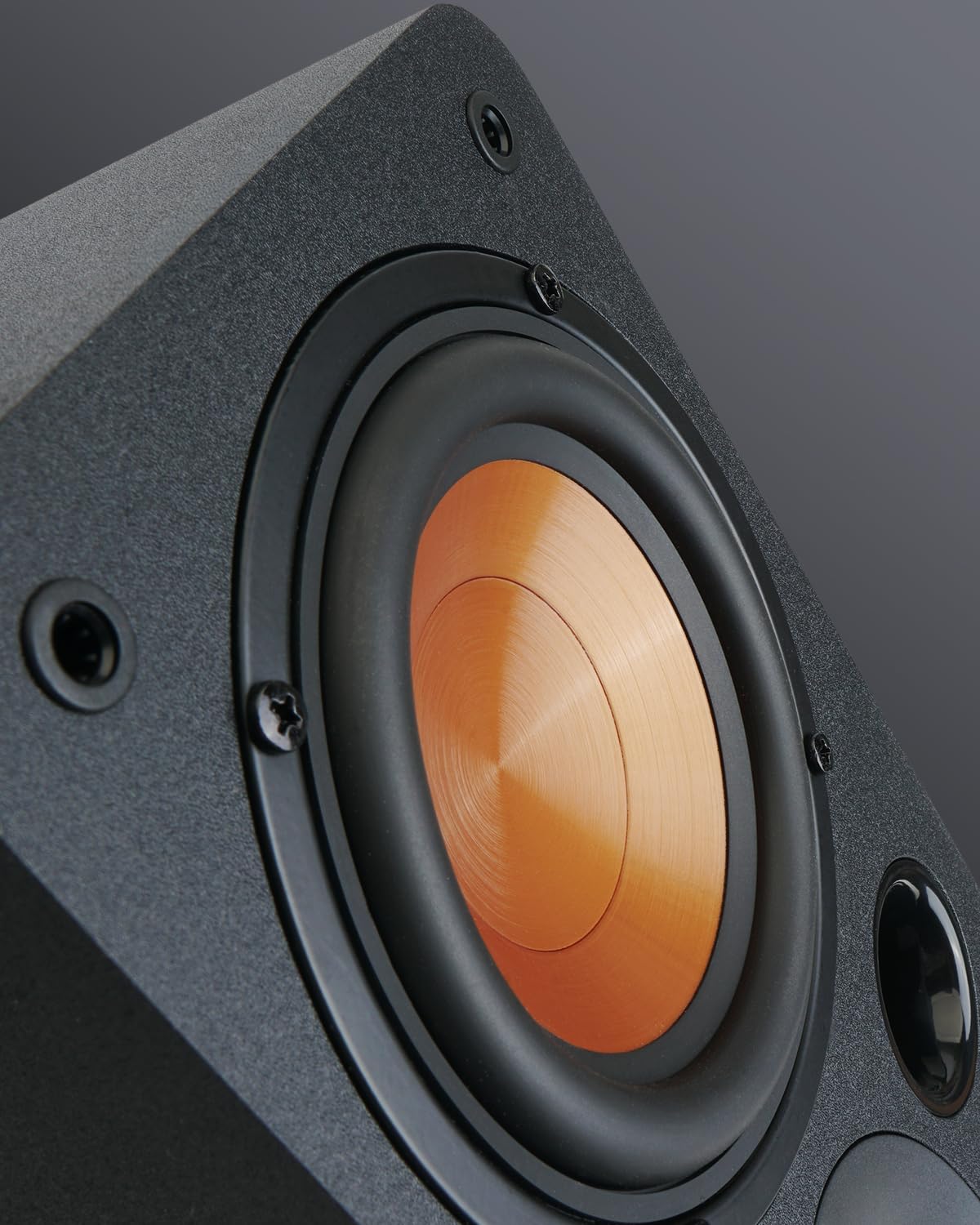 Saiyin Center Channel Speaker for Home Theater Surround Sound System with 5 inch Woofer, 8Ω and 20mm Silk-Dome Horn Tweeter for TV, Receiver or Amplifier Required, Wall-mountable