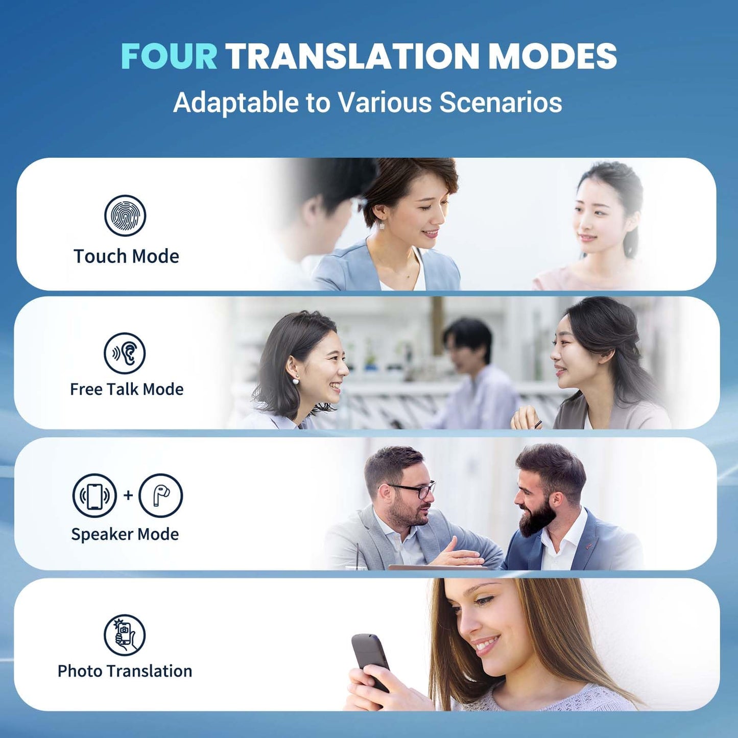 ANFIER AI Translator Earbuds Translation Earbuds Real-Time 98% Accuracy 0.5s Response |Lifetime Free Offline Translation(8 Languages) & Online Translation(144 Languages) AF56 Beige