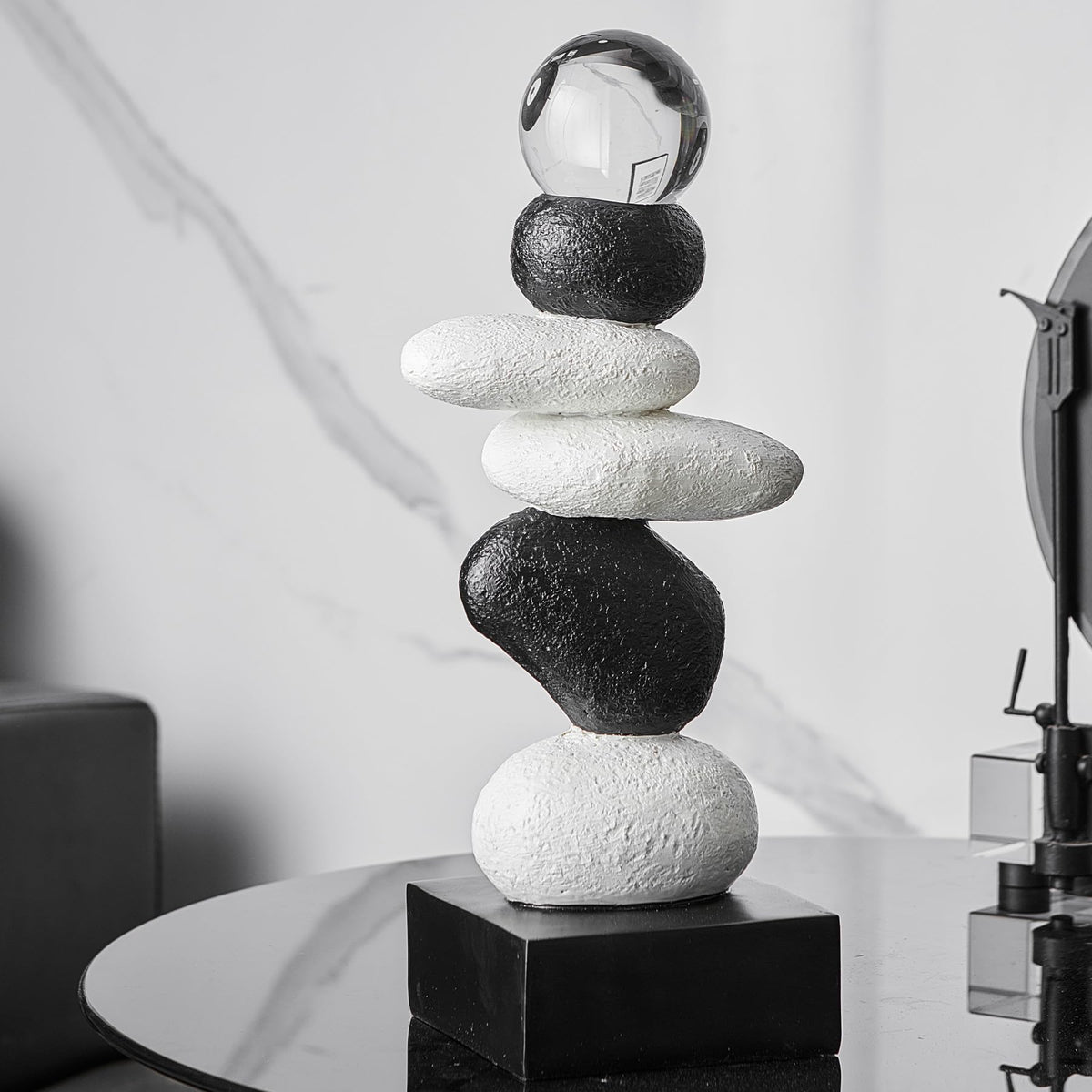 XGZY Art Stone Sculptures Home Decor - Modern Bookshelf & Desk Decor