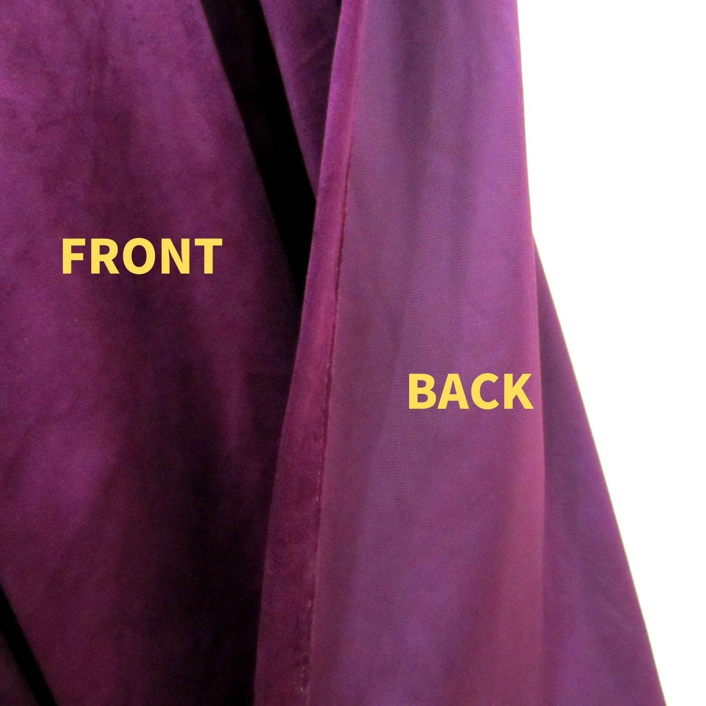 Aljctns Grape Purple Velvet Curtains 90 inches Long Luxury Blackout Curtains for Bedroom Living Room,Thermal Insulated Super Soft Window Drapes Rod Pocket & Back Tab, 52" W x 90" L, 2 Panels Set