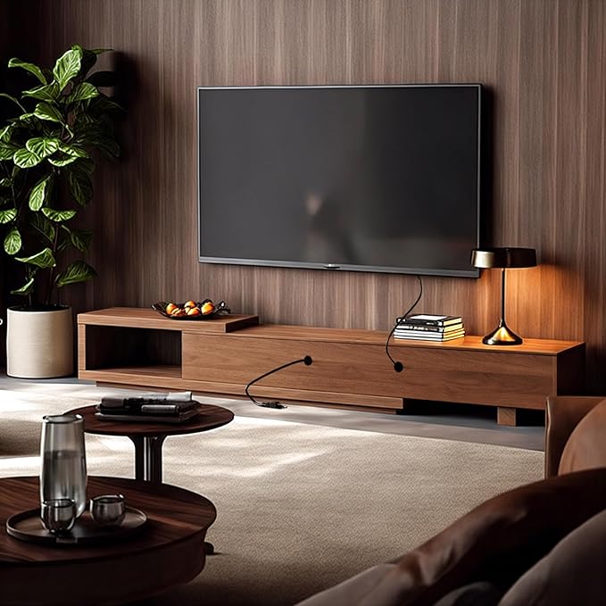 Adjustable Length 78"-103" TV Stand