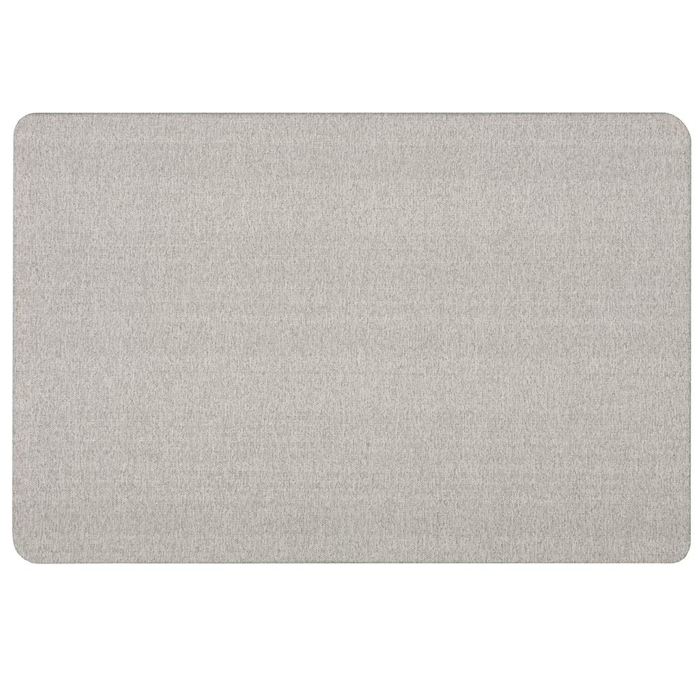 Quartet Bulletin Board 36"W x 24"H Fabric Cork Board Alternative for Office School or Home Décor, Gray (7683G)
