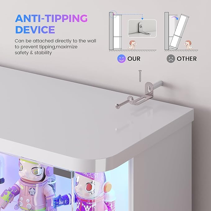 71" Tall RGB Display Cabinet